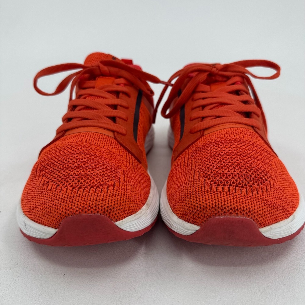 WHITIN Wide Toe Box Zero Drop MENS Orange Red Lace Up Road Running Shoes SIZE 9 - Picture 3 of 15